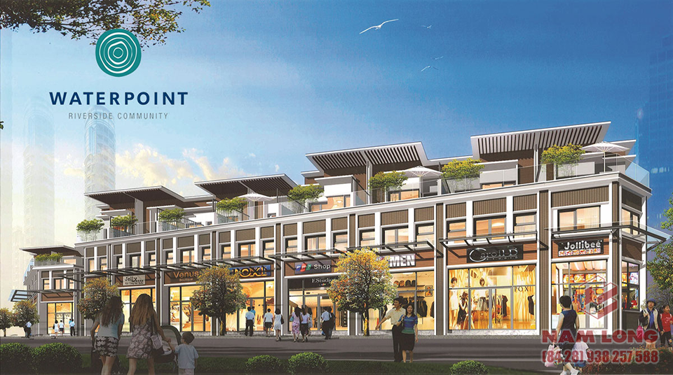 Nhà phố thương mại dự án Waterpoint Nam Long 4